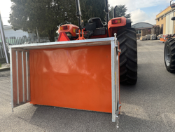 benna con sponde apribili per trattrice agricola t 1600