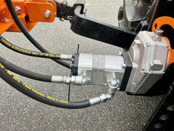 braccio decespugliatore idraulico con barra falciante potasiepi per trattore mod falco