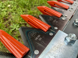 braccio decespugliatore idraulico con barra falciante potasiepi per trattore mod falco