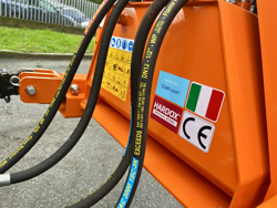 braccio decespugliatore idraulico con barra falciante potasiepi per trattore mod falco