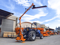 braccio decespugliatore idraulico con barra falciante potasiepi per trattore mod falcow