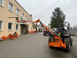 braccio decespugliatore idraulico con barra falciante potasiepi per trattore mod falcow