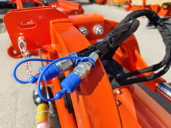 trinciatrice a mazze con spostamento idraulico per trattrice mod cervo 180