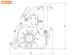 trinciatrice serie pesante spostabile universale a mazze per trattore gorilla 200