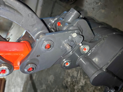 attacco rapido per miniescavatore s100