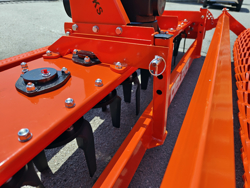 erpice rotante con rullo per trattore kr 120r