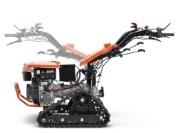 motocoltivatore cingolato deleks motore kama420cc