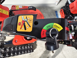 motocoltivatore cingolato deleks motore kama420cc