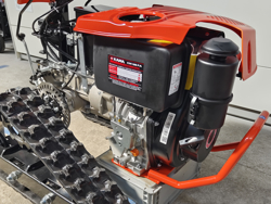 motocoltivatore cingolato deleks motore kama420cc