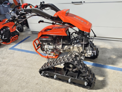 motocoltivatore cingolato deleks motore loncin420cc