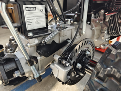 motocoltivatore cingolato deleks motore loncin420cc