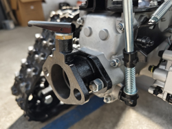 motocoltivatore cingolato deleks motore loncin420cc