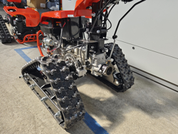 motocoltivatore cingolato deleks motore loncin420cc