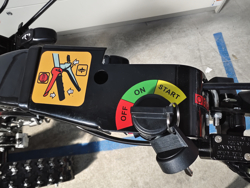 motocoltivatore cingolato deleks motore loncin420cc