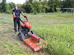 motocoltivatore cingolato deleks motore loncin420cc