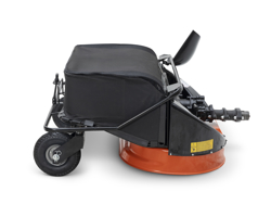 rm100 piatto con raccolta motocoltivatore deleks