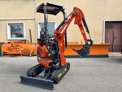 miniescavatore compatto motore kubota s100a