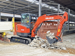 miniescavatore compatto s380ck