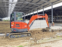 miniescavatore compatto s380ck