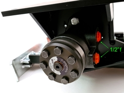 barra tagliasiepi falciante idraulica 130cm per siepi e alberi mod hrd 130