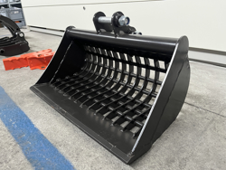 benna grigliata per miniescavatore m100 600st