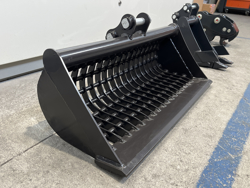 benna grigliata per miniescavatore m100 800st