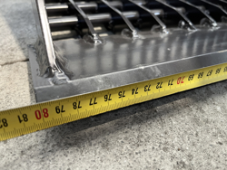 benna grigliata per miniescavatore m100 800st