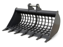 benna grigliata per miniescavatore s280 100st