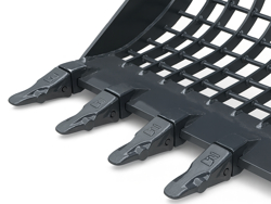 benna grigliata per miniescavatore s280 100st