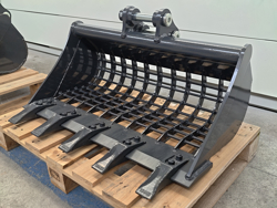 benna grigliata per miniescavatore s180 800st