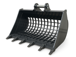 benna grigliata per miniescavatore s380 100st