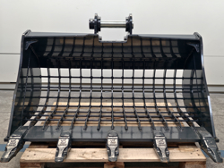 benna grigliata per miniescavatore s380 100st