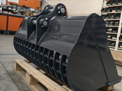 benna grigliata per miniescavatore s380 100st