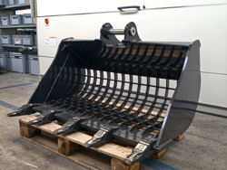 benna grigliata per miniescavatore s380 100st