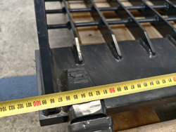 benna grigliata per miniescavatore s380 100st