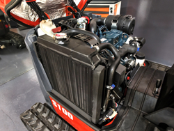 miniescavatore compatto motore kubota s100