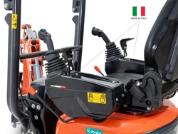 miniescavatore compatto motore kubota s100a