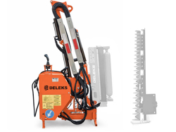 braccio decespugliatore idraulico per trattore trincia o barra tosasiepi mod airone