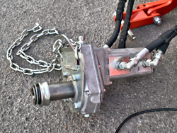 braccio decespugliatore idraulico per trattore trincia o barra tosasiepi mod airone