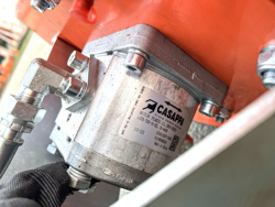 braccio decespugliatore idraulico per trattore trincia o barra tosasiepi mod airone