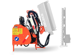 braccio decespugliatore idraulico per trattore trincia o barra tosasiepi mod merlo