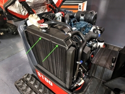 miniescavatore compatto motore kubota s100