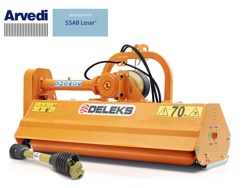 trincia trinciasarmenti spostabile per trattore serie leggera da 140cm di taglio erba e sarmenti lince sp140h